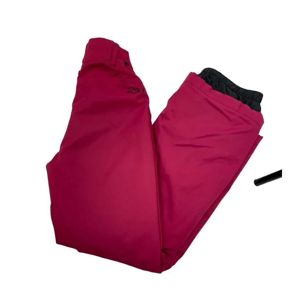 Roxy Girls Backyard Snow Pants‎ Fuchsia Pink Size Large